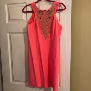 Lily Pulitzer coral dress